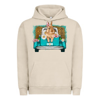 Pigment French Oak easter bunny truck Urban Hoodie - Artiststas