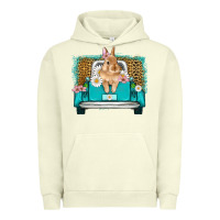 Pigment Pistachio easter bunny truck Urban Hoodie - Artiststas