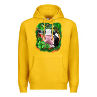 Lemon St. Patrick's day cow Premium Hoodie - FaDigitalArtStudio