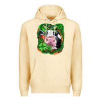 Pina Colada St. Patrick's day cow Premium Hoodie - FaDigitalArtStudio