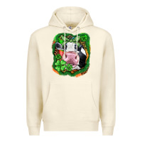 Sandshell St. Patrick's day cow Premium Hoodie - FaDigitalArtStudio