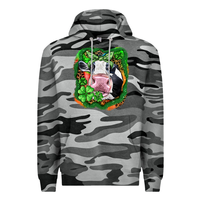 St. Patrick's Day Cow Premium Hoodie by FaDigitalArtStudio | Teevron