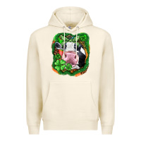 Tofu St. Patrick's day cow Premium Hoodie - FaDigitalArtStudio