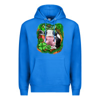 True Royal St. Patrick's day cow Premium Hoodie - FaDigitalArtStudio