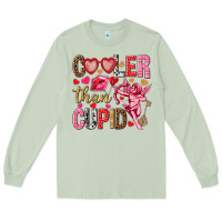 Matcha Cooler than Cupid Valentine's Day Long Sleeve Tee - HowdyJamesFarm