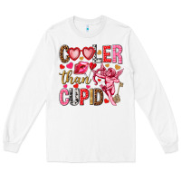 White Cooler than Cupid Valentine's Day Long Sleeve Tee - HowdyJamesFarm