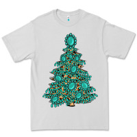 Christmas Tree With Gemstones Premium Tee | Teevron