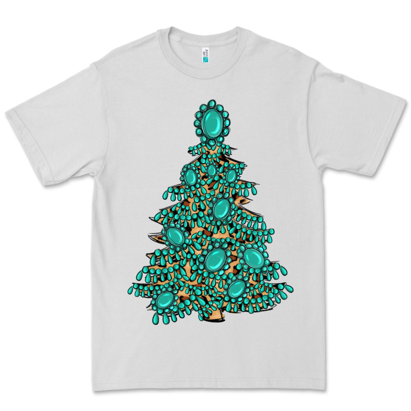 Christmas Tree With Gemstones Premium Tee by MaliasSmallBusiness | Teevron