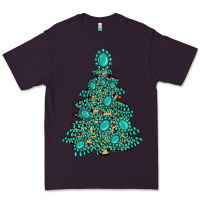 Plum christmas tree with gemstones Premium Tee - MaliasSmallBusiness
