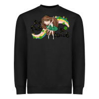 Black St. Patrick' Too cute to pinch Heavyweight Sweatshirt - CowGirlArtShop