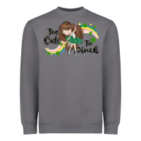 Storm St. Patrick' Too cute to pinch Heavyweight Sweatshirt - CowGirlArtShop