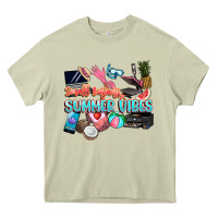 Mossy small businesses summer vibe Heavy Core Tee - NancyCooperArtShop