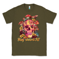 Army Green stay weird af Classic Tee - RanaPortraitStore