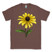 Chestnut Black Eyed Susan Flower Illustrations Classic Tee - LillyAllenDesigns