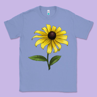 Black Eyed Susan Flower Illustrations Classic Tee Designed By Lillyallendesigns