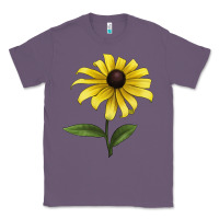 Lavender Black Eyed Susan Flower Illustrations Classic Tee - LillyAllenDesigns