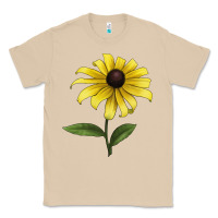 Mushroom Black Eyed Susan Flower Illustrations Classic Tee - LillyAllenDesigns