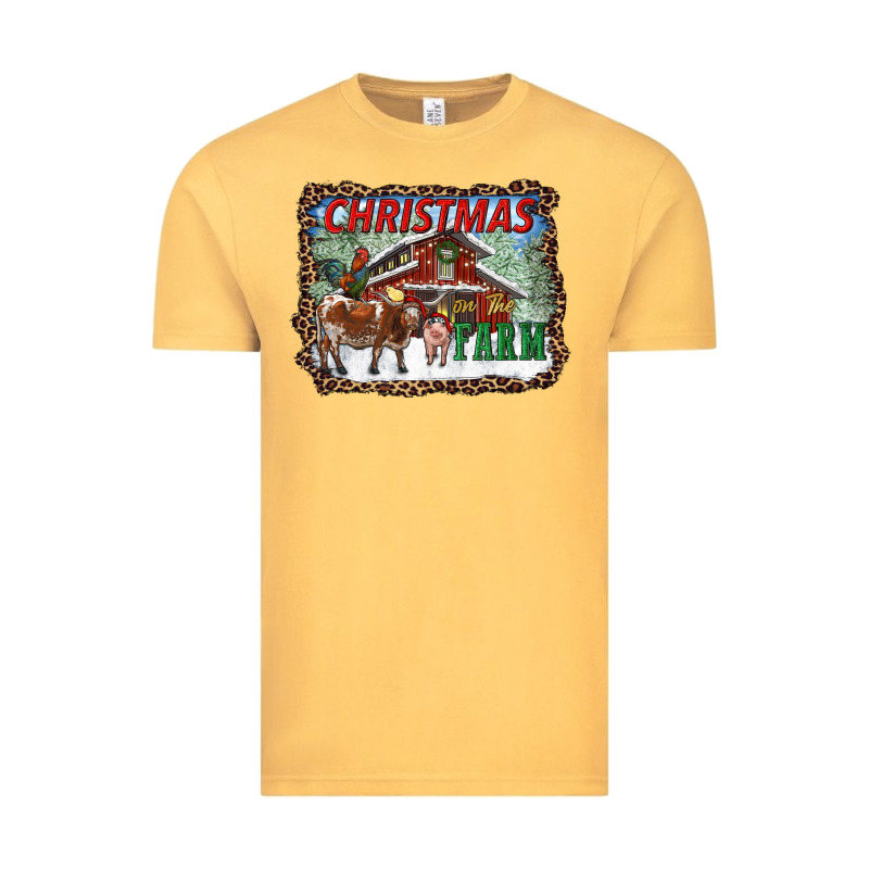 Christmas On The Farm Vintage Tee by RanaPortraitStore | Teevron