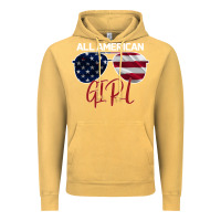 Vintage Mustard All American Girl Vintage Hoodie - Bettercallsaul
