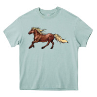 Arona running horse Heavy Core Tee - NancyCooperArtShop