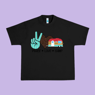 Peace Love Camp Urban Heavy Tee Designed By Bettercallsaul