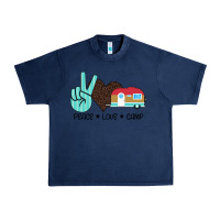 Navy Peace Love Camp Urban Heavy Tee - Bettercallsaul