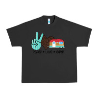 Pigment Black Peace Love Camp Urban Heavy Tee - Bettercallsaul