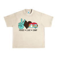 Sandshell Peace Love Camp Urban Heavy Tee - Bettercallsaul
