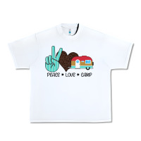 White Peace Love Camp Urban Heavy Tee - Bettercallsaul