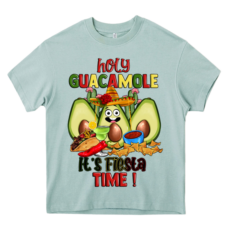 Holy Guacamole Its Fiesta Time Heavy Core Tee by JahusDesignShop | Teevron