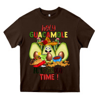 Chocolate Brown holy guacamole its fiesta time Heavy Core Tee - JahusDesignShop