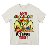 Cream holy guacamole its fiesta time Heavy Core Tee - JahusDesignShop