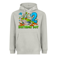 Moon Dust birthday boy frog age 2 Heavyweight Hoodie - LillyAllenDesigns