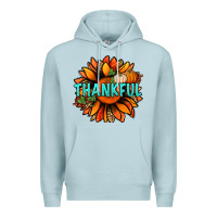 Blue Mist thankful with sunflower bbs Premium Hoodie - BundleAndBundleShop