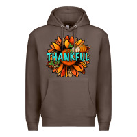 Coffee thankful with sunflower bbs Premium Hoodie - BundleAndBundleShop