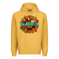 Mustard thankful with sunflower bbs Premium Hoodie - BundleAndBundleShop