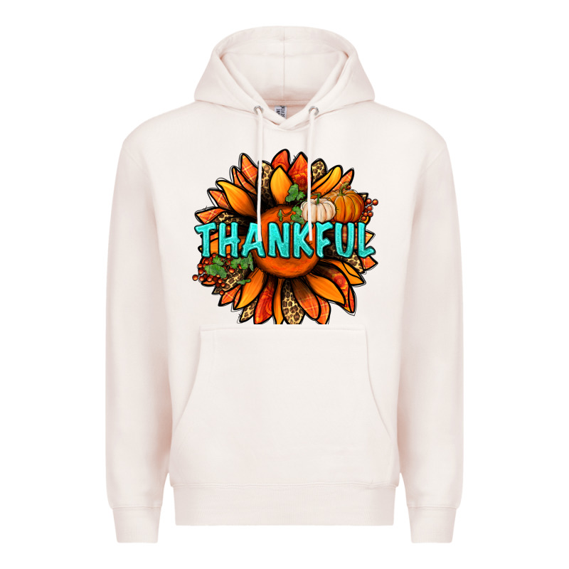 Thankful With Sunflower Bbs Premium Hoodie by BundleAndBundleShop | Teevron