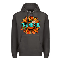 Smoke thankful with sunflower bbs Premium Hoodie - BundleAndBundleShop
