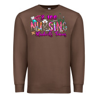 Chestnut 100 Nursing Students Teams Premium Sweatshirt - CowhideDigitalArt