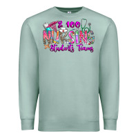 Seafoam 100 Nursing Students Teams Premium Sweatshirt - CowhideDigitalArt
