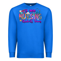 True Royal 100 Nursing Students Teams Premium Sweatshirt - CowhideDigitalArt