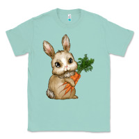Seafoam eastrt bunny carrot Classic Tee - RanaPortraitStore