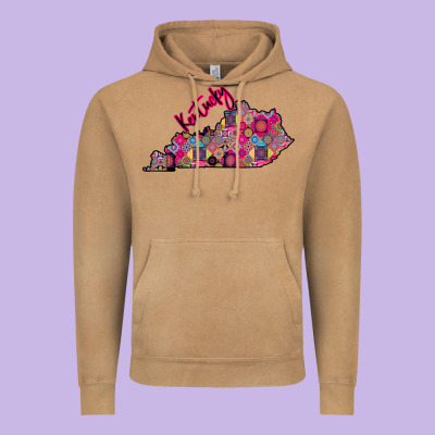 Pink Kentucky Vintage Hoodie Designed By Bettercallsaul