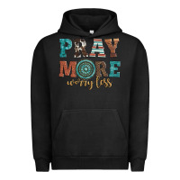 Pigment Black pray more worry less Urban Hoodie - Artiststas