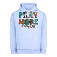 Pigment Grape Ice pray more worry less Urban Hoodie - Artiststas