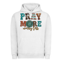Pigment Lunar Rock pray more worry less Urban Hoodie - Artiststas