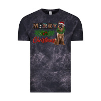 Cloud Black merry christmas german shepherd Vintage Tee - RanaPortraitStore