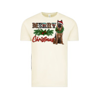 Vintage Arctic merry christmas german shepherd Vintage Tee - RanaPortraitStore
