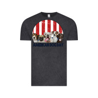 Vintage Black American Dog Day Vintage Tee - Bettercallsaul