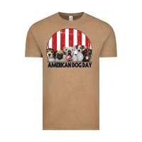 Vintage Coffee American Dog Day Vintage Tee - Bettercallsaul